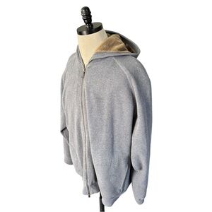 Tommy Hilfiger Faux Fur-lined Dark Gray full zip Hoodie | XXL